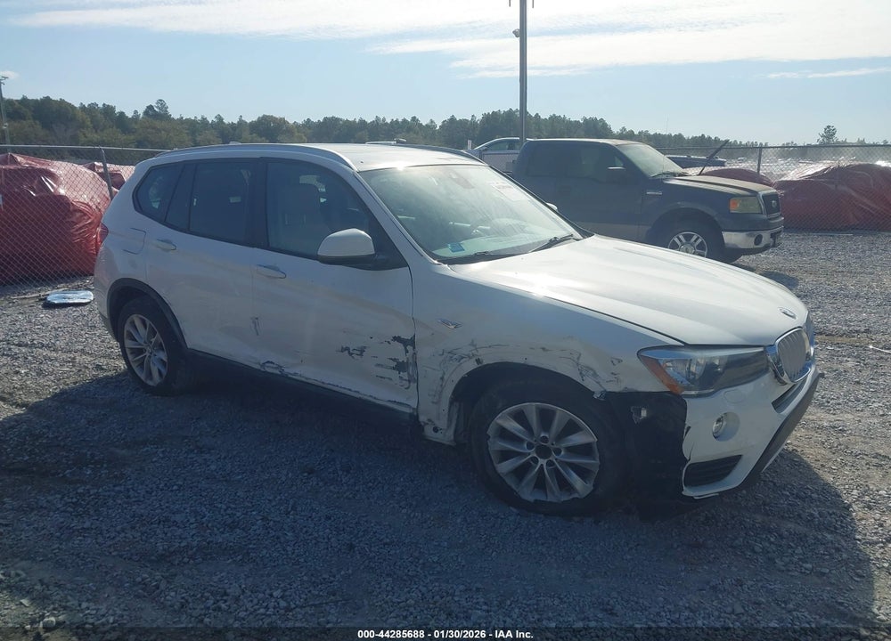 2017 BMW X3 SDRIVE28I VIN: 5UXWZ7C31H0X39595