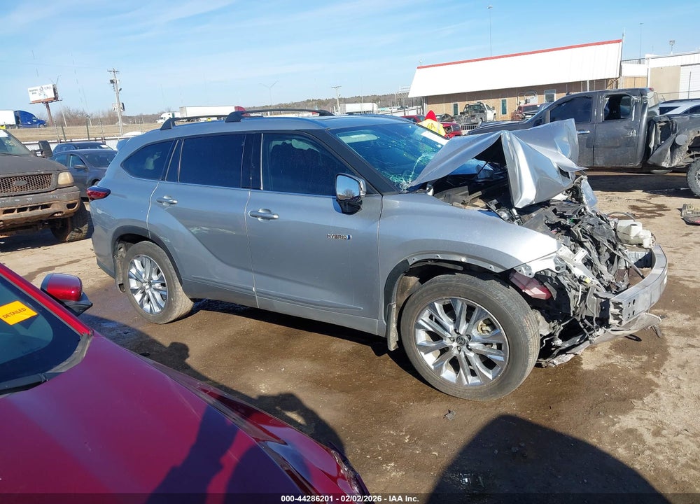 2021 TOYOTA HIGHLANDER HYBRID LIMITED VIN: 5TDYARAH1MS011505