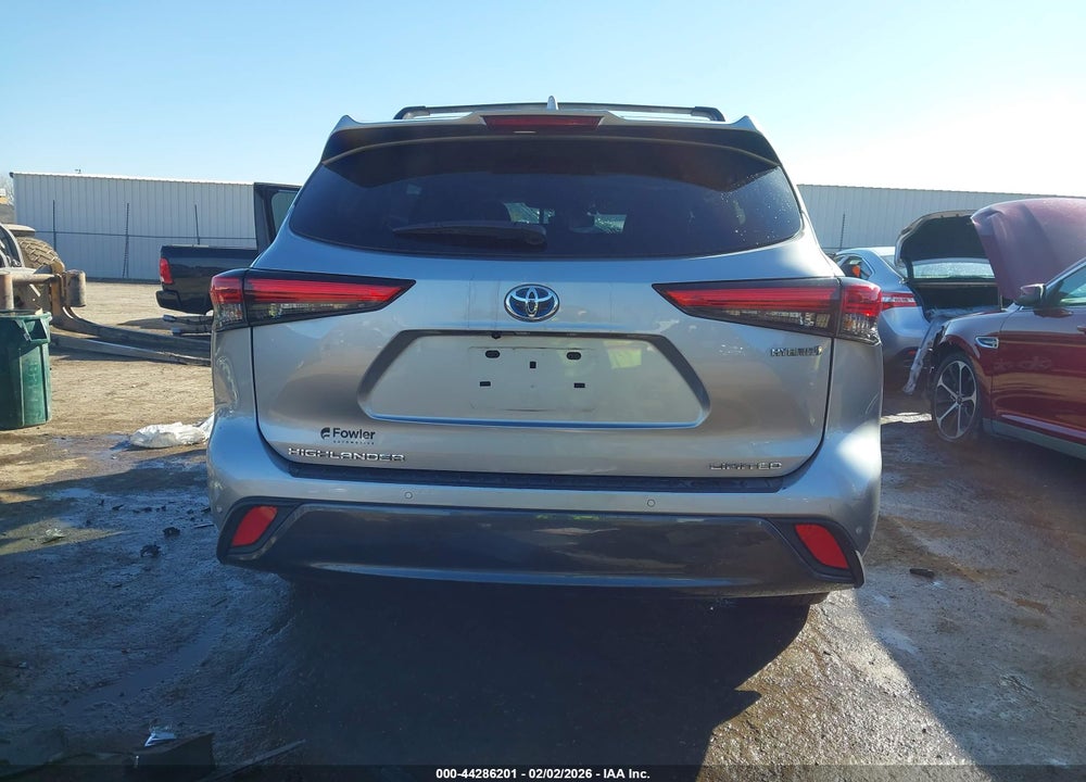 2021 TOYOTA HIGHLANDER HYBRID LIMITED VIN: 5TDYARAH1MS011505