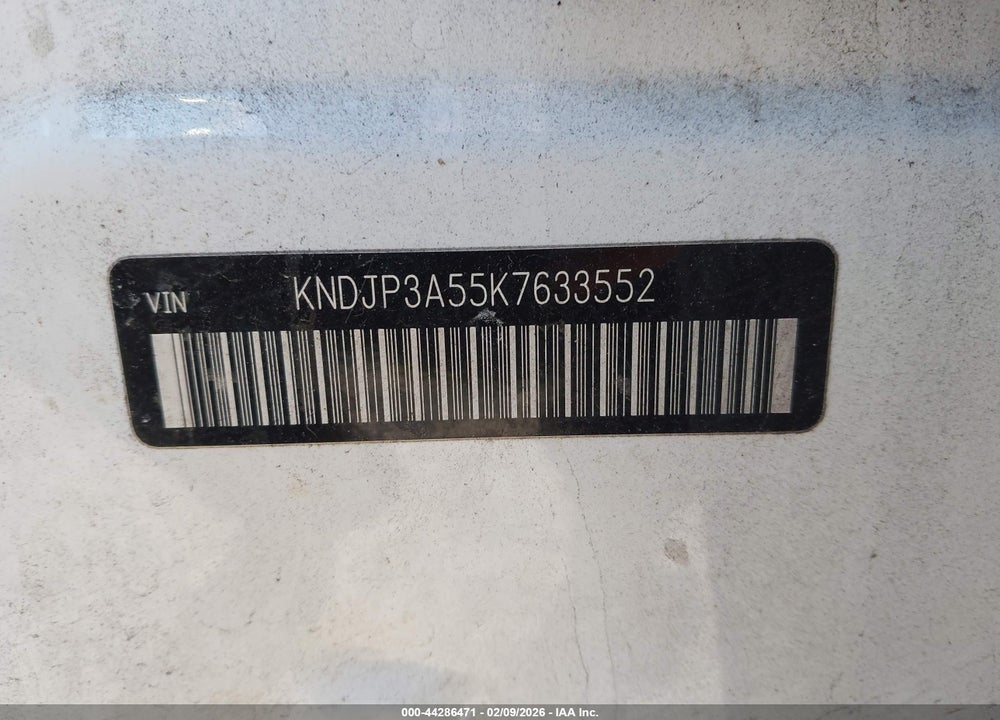 2019 KIA SOUL + VIN: KNDJP3A55K7633552