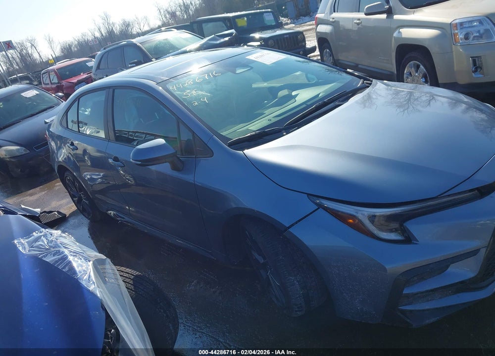 2025 TOYOTA COROLLA XSE VIN: 5YFT4MCEXSP252427