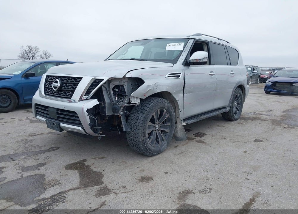 2017 NISSAN ARMADA PLATINUM VIN: JN8AY2NE9H9701483