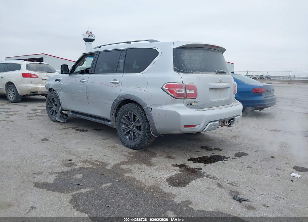 2017 NISSAN ARMADA PLATINUM VIN: JN8AY2NE9H9701483