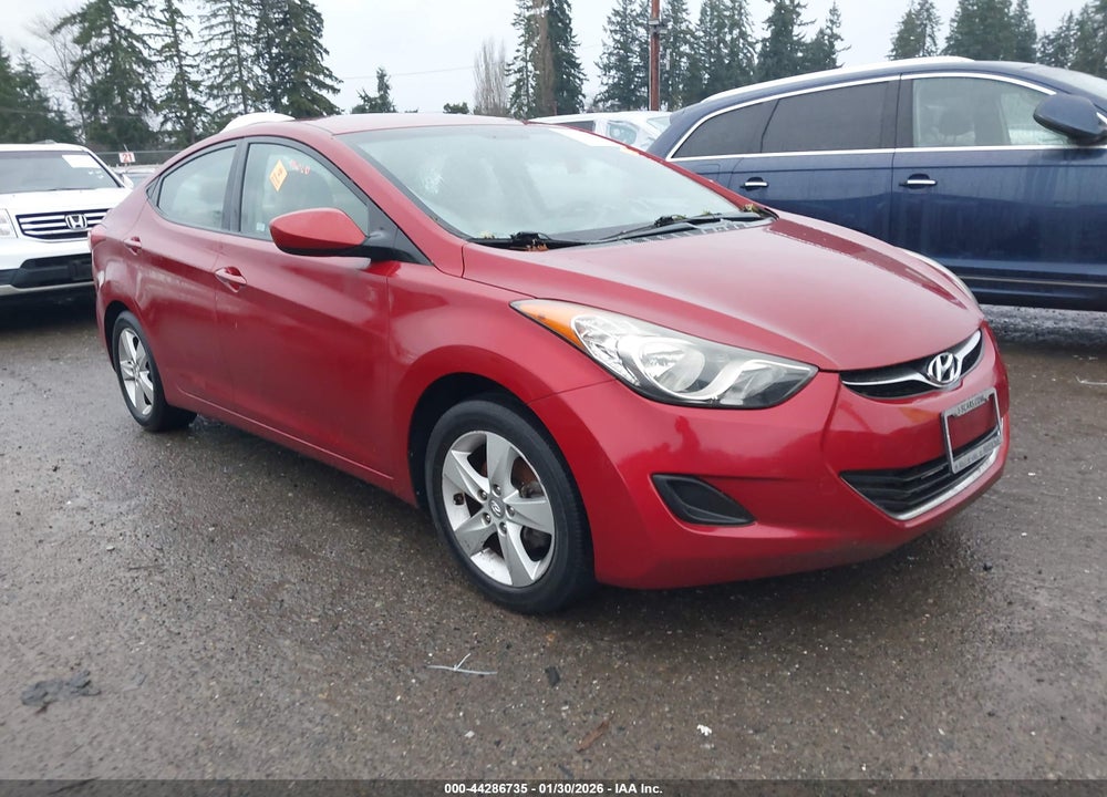 2013 HYUNDAI ELANTRA GLS VIN: KMHDH4AE4DU726045
