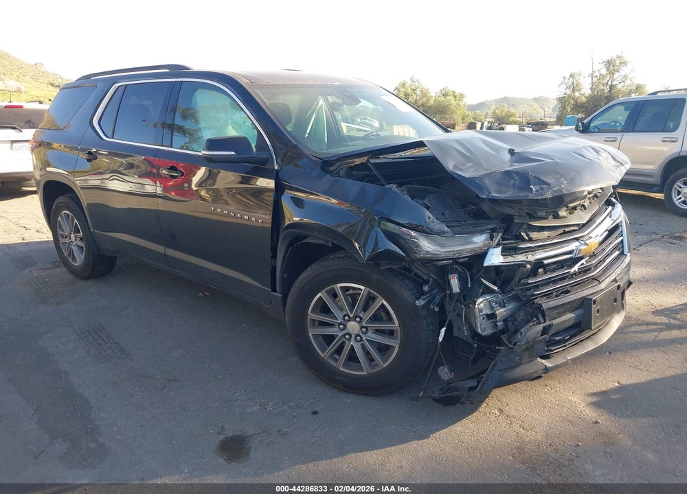 2022 CHEVROLET TRAVERSE FWD LT CLOTH VIN: 1GNERGKW3NJ119112