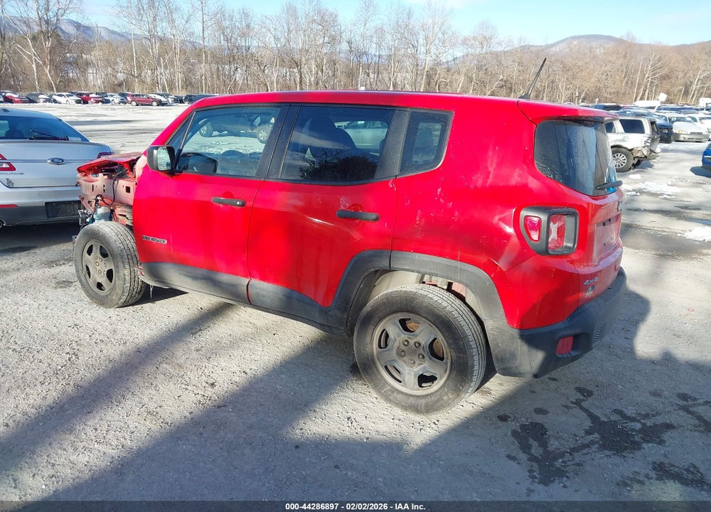 2018 JEEP RENEGADE SPORT 4X4 VIN: ZACCJBAB9JPJ57458