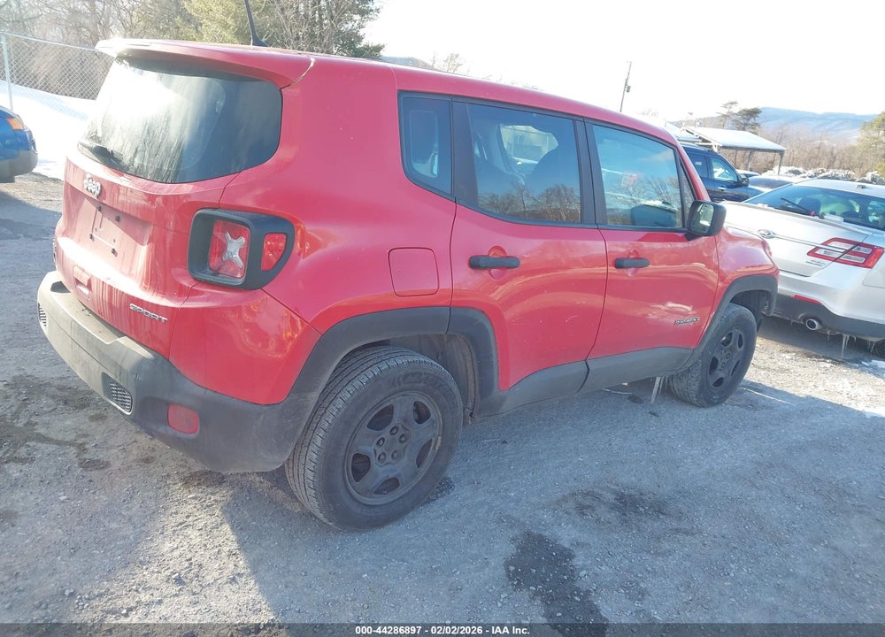 2018 JEEP RENEGADE SPORT 4X4 VIN: ZACCJBAB9JPJ57458