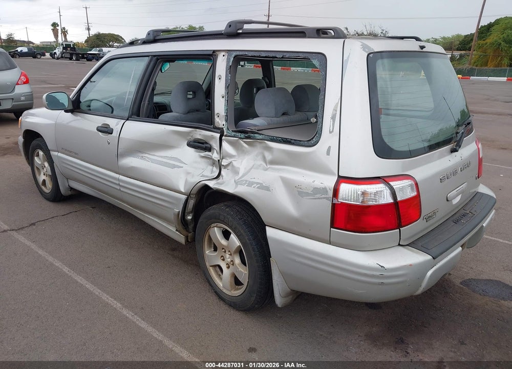 2001 SUBARU FORESTER S VIN: JF1SF65661H702498