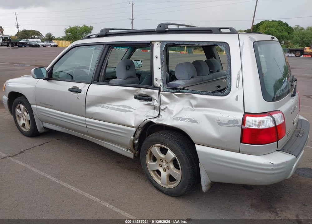 2001 SUBARU FORESTER S VIN: JF1SF65661H702498