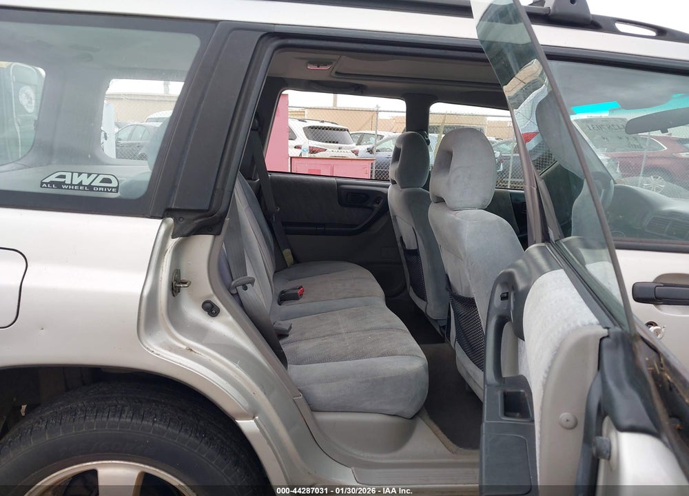 2001 SUBARU FORESTER S VIN: JF1SF65661H702498