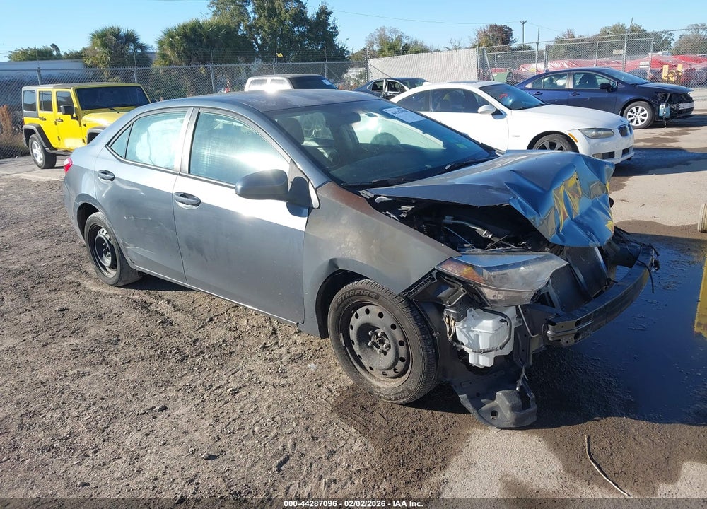 2015 TOYOTA COROLLA LE VIN: 5YFBURHE0FP231013