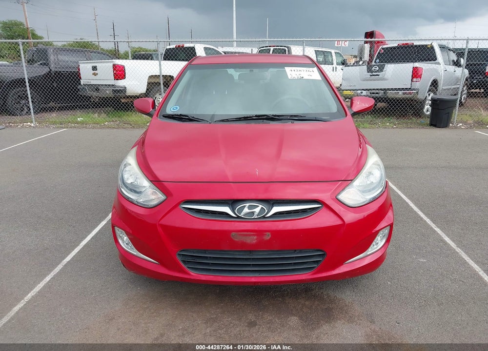 2013 HYUNDAI ACCENT GLS VIN: KMHCU4AE9DU320110