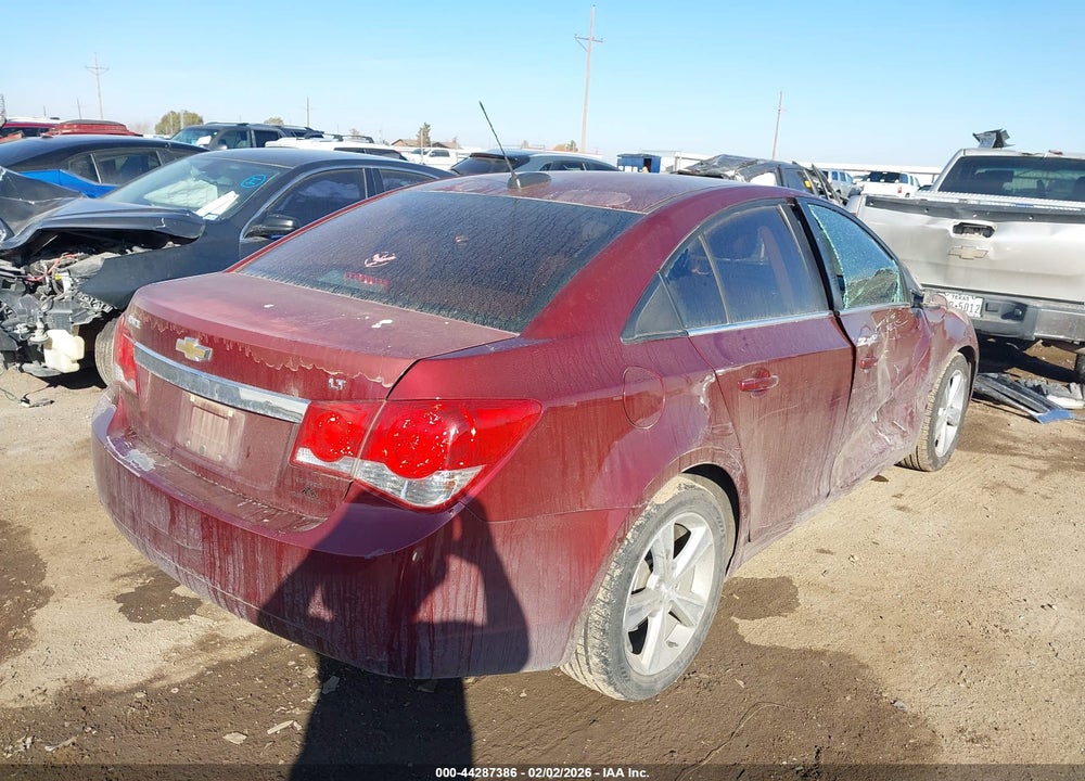 2015 CHEVROLET CRUZE 2LT AUTO VIN: 1G1PE5SB4F7280168