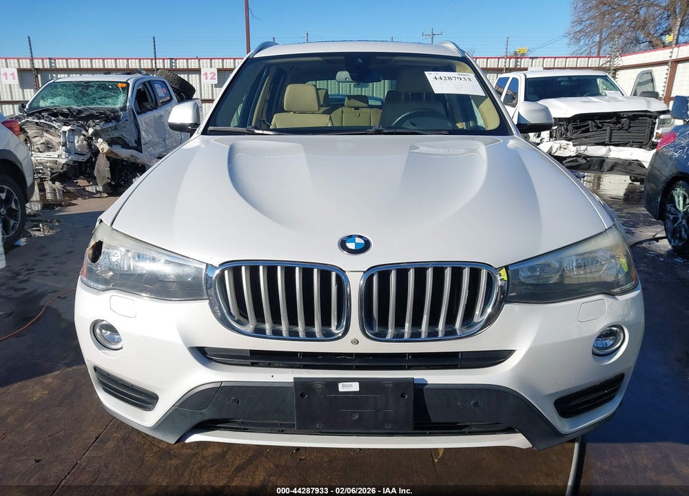 2016 BMW X3 SDRIVE28I VIN: 5UXWZ7C51G0T42646