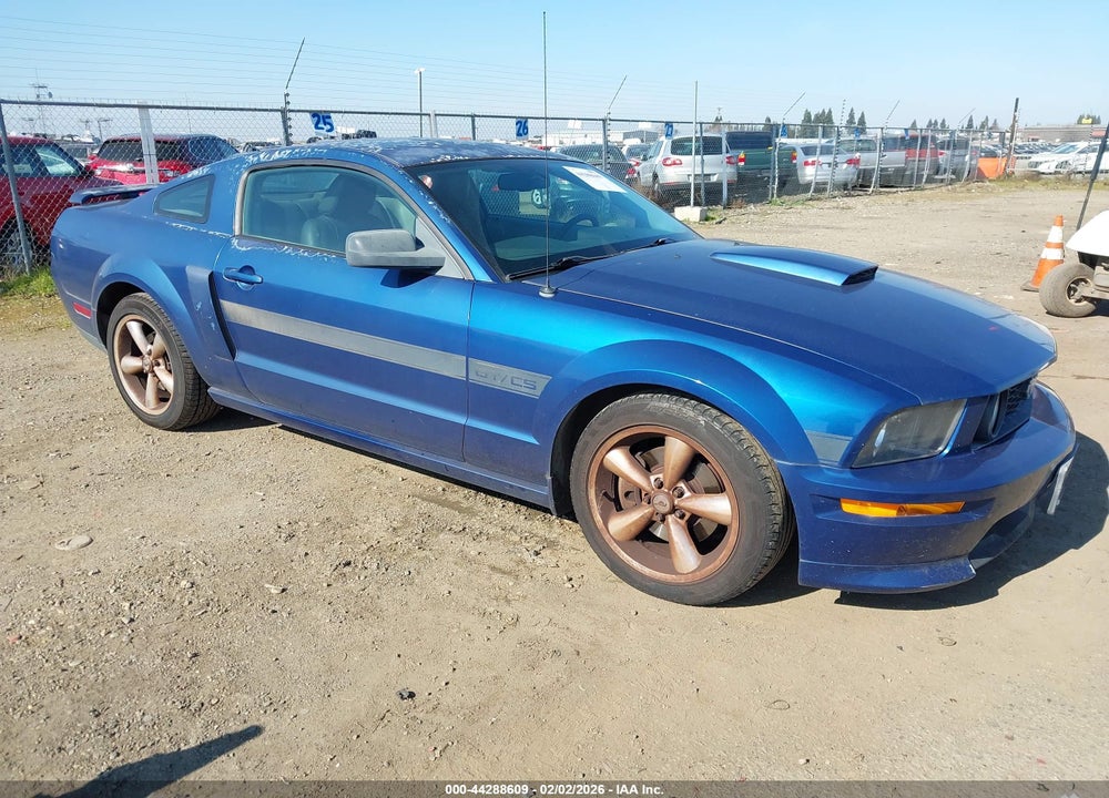 2007 FORD MUSTANG GT DELUXE/GT PREMIUM VIN: 1ZVHT82H875225935