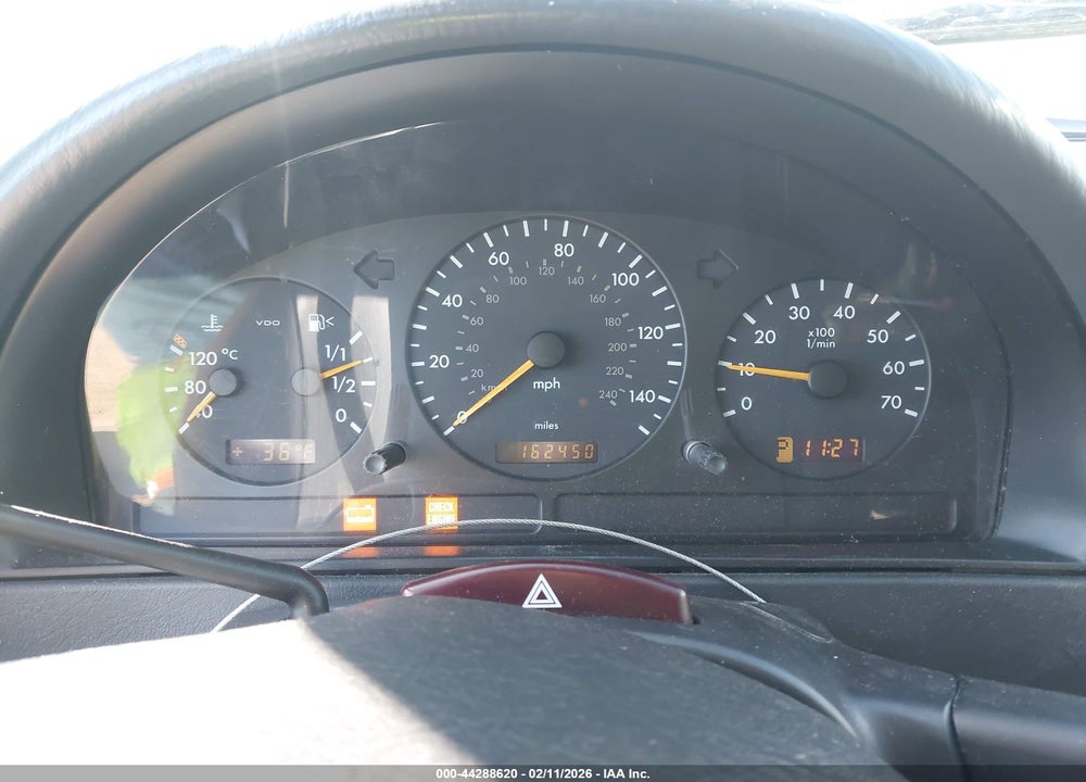 2002 MERCEDES-BENZ ML 320 VIN: 4JGAB54E12A319966