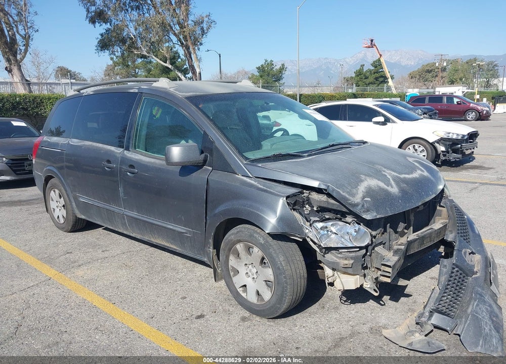 2005 NISSAN QUEST VIN: 5N1BV2BU45N124792