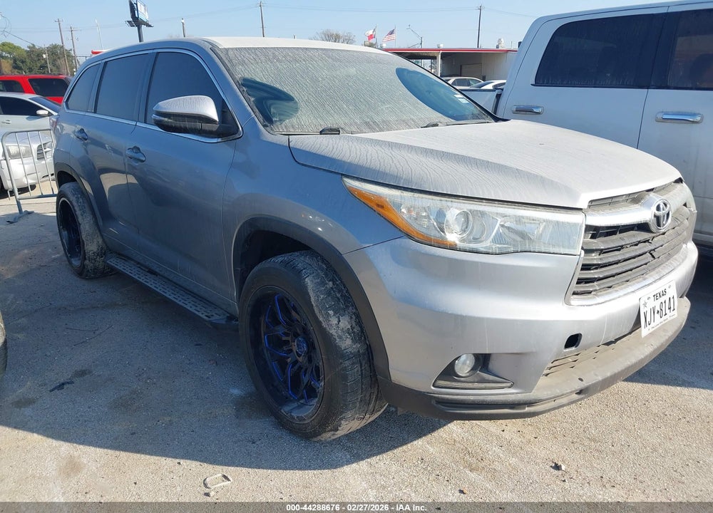 2016 TOYOTA HIGHLANDER VIN: 5TDBKRFH8GS262232