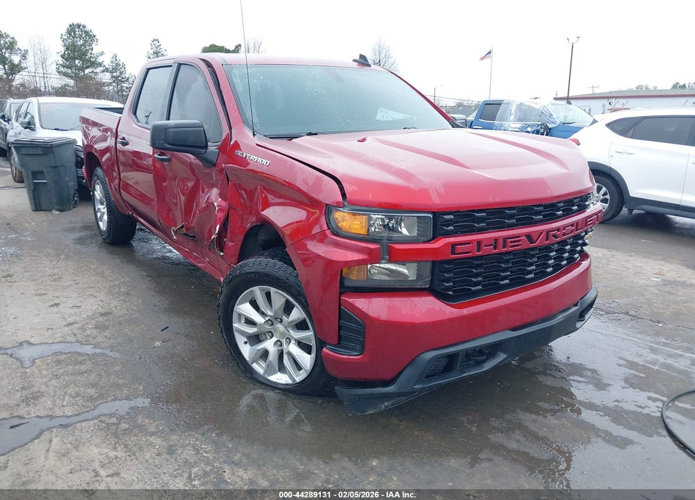2020 CHEVROLET SILVERADO 1500 2WD  SHORT BED CUSTOM VIN: 1GCPWBEH8LZ211972