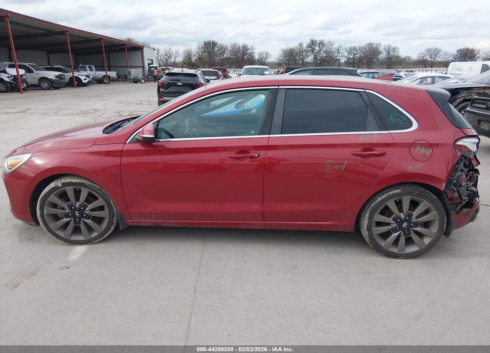 2018 HYUNDAI ELANTRA GT SPORT VIN: KMHH55LC1JU013143