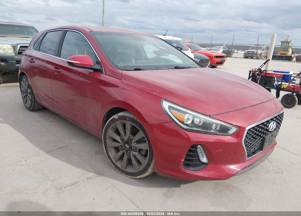 2018 HYUNDAI ELANTRA GT SPORT VIN: KMHH55LC1JU013143