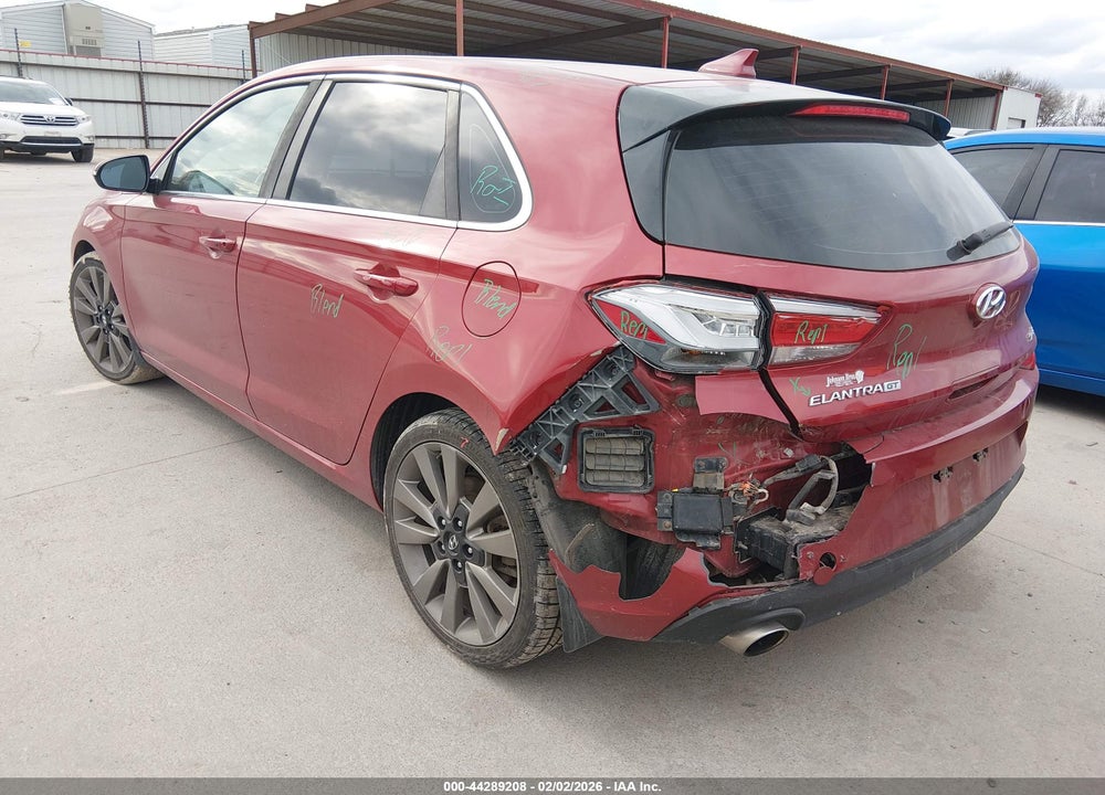 2018 HYUNDAI ELANTRA GT SPORT VIN: KMHH55LC1JU013143