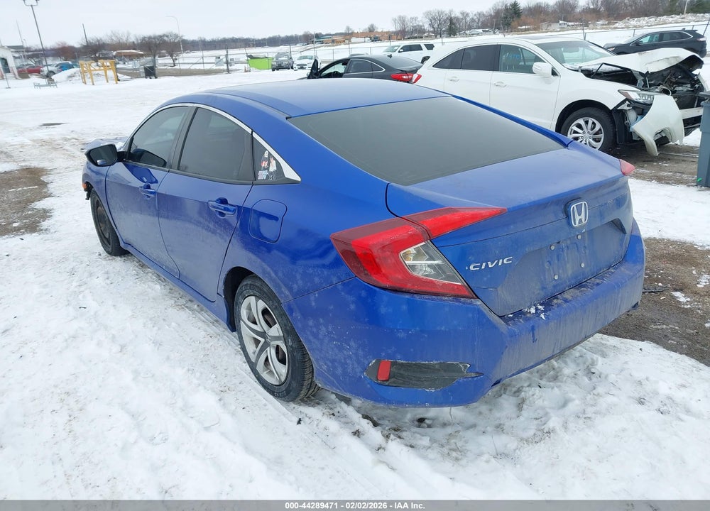 2018 HONDA CIVIC LX VIN: 19XFC2E53JE030393