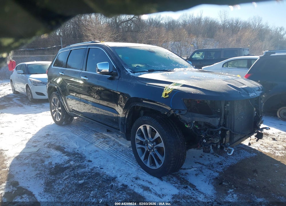 2017 JEEP GRAND CHEROKEE OVERLAND VIN: 1C4RJFCG8HC808154