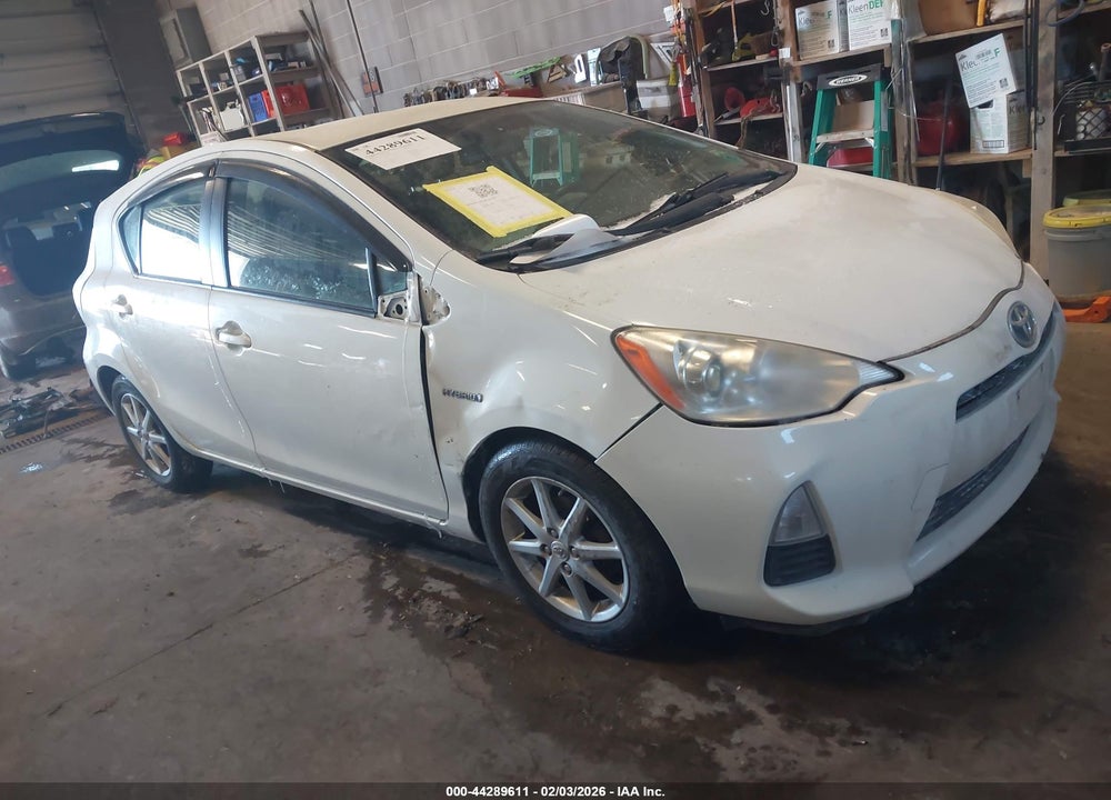 2012 TOYOTA PRIUS C THREE VIN: JTDKDTB30C1005901