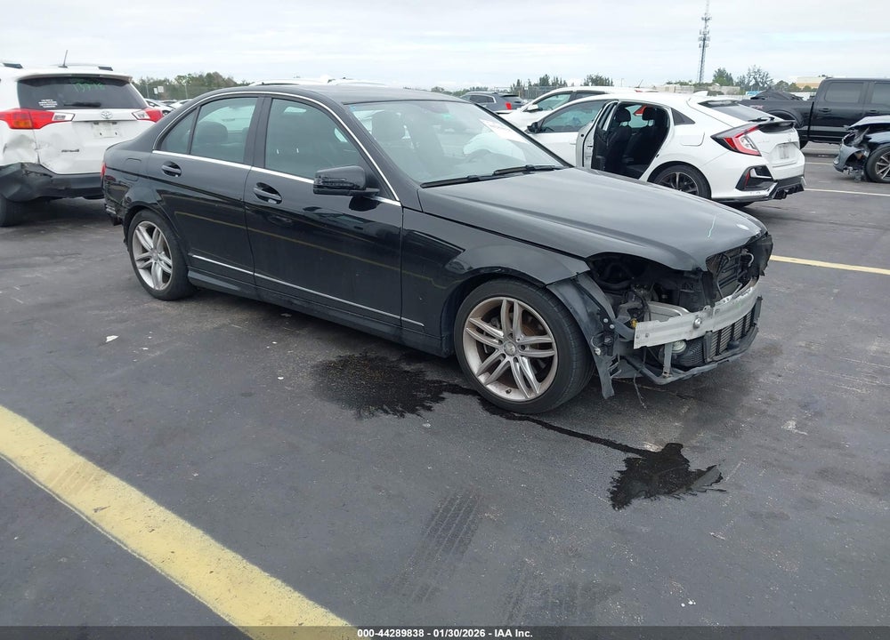 2014 MERCEDES-BENZ C 250 SPORT VIN: WDDGF4HB4EG253191
