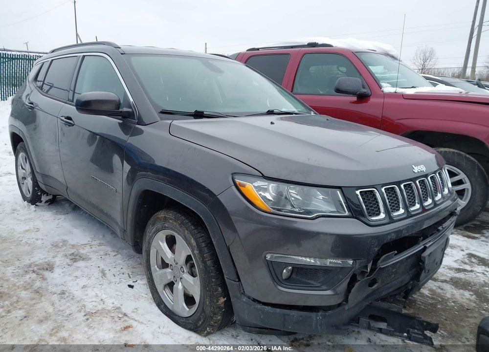 2018 JEEP COMPASS LATITUDE FWD VIN: 3C4NJCBB8JT287188
