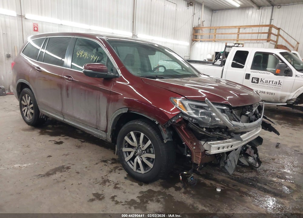 2021 HONDA PILOT AWD EX-L VIN: 5FNYF6H55MB090077