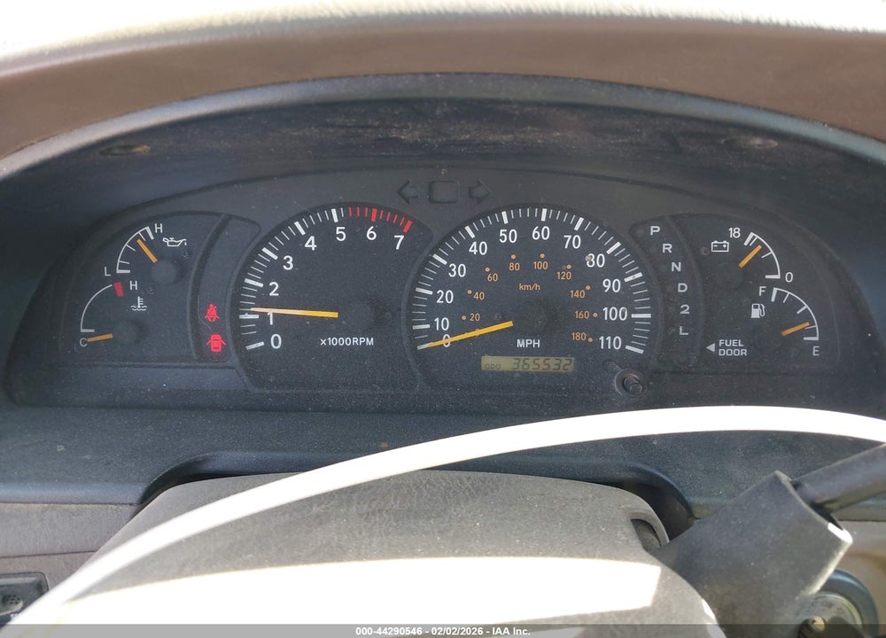 2002 TOYOTA TUNDRA SR5 V8 VIN: 5TBBT44112S311732