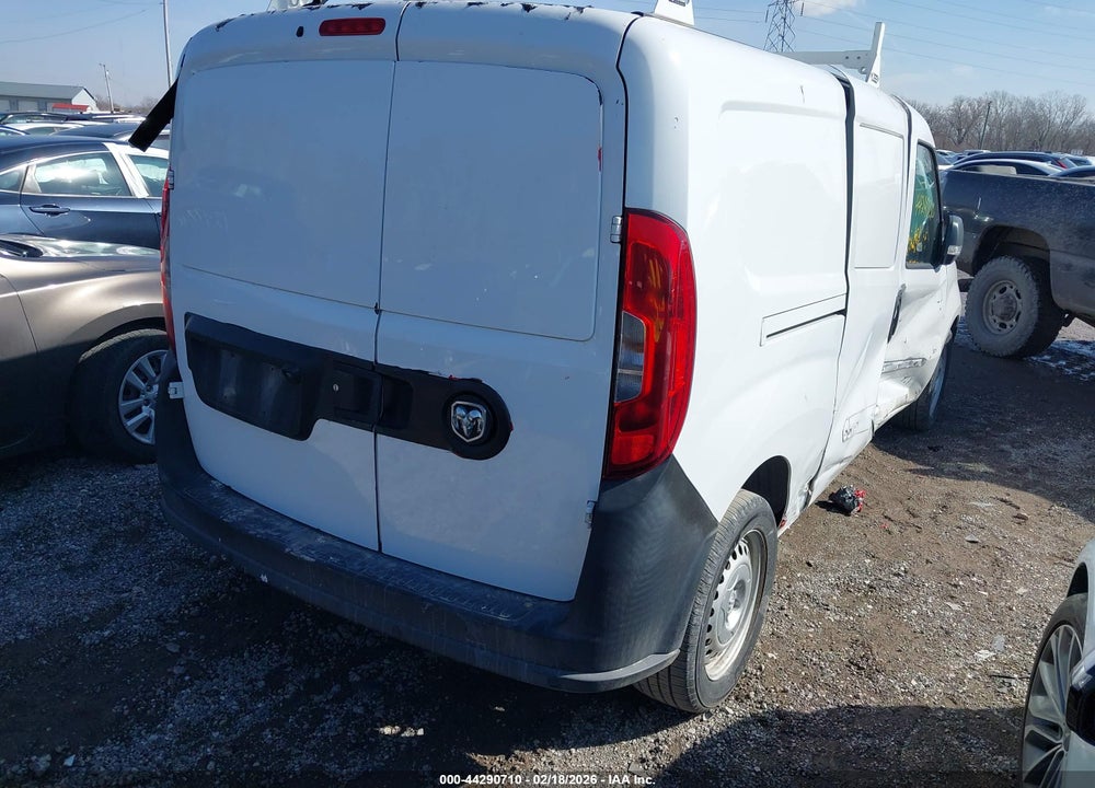 2016 RAM PROMASTER CITY TRADESMAN VIN: ZFBERFAT0G6B08865