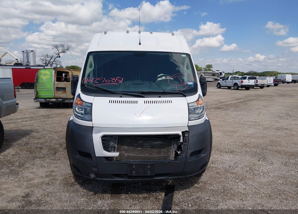 2020 RAM PROMASTER 1500 HIGH ROOF 136 WB VIN: 3C6TRVBG0LE103089