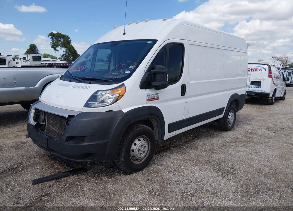 2020 RAM PROMASTER 1500 HIGH ROOF 136 WB VIN: 3C6TRVBG0LE103089