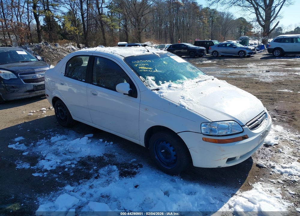 2005 CHEVROLET AVEO LS VIN: KL1TD52605B494489