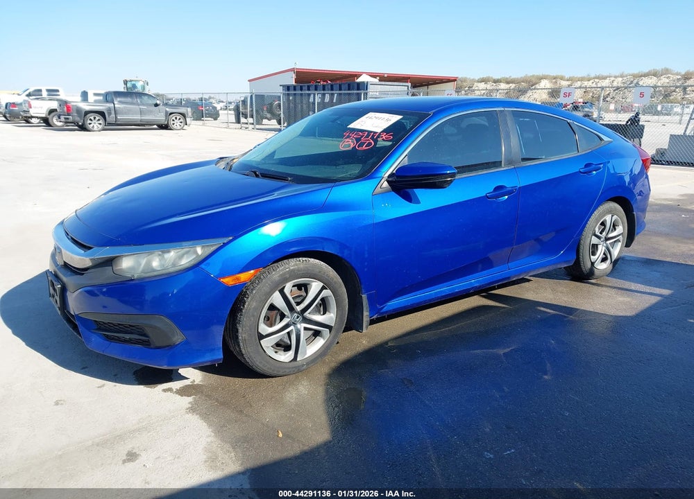 2016 HONDA CIVIC LX VIN: 19XFC2F51GE010862