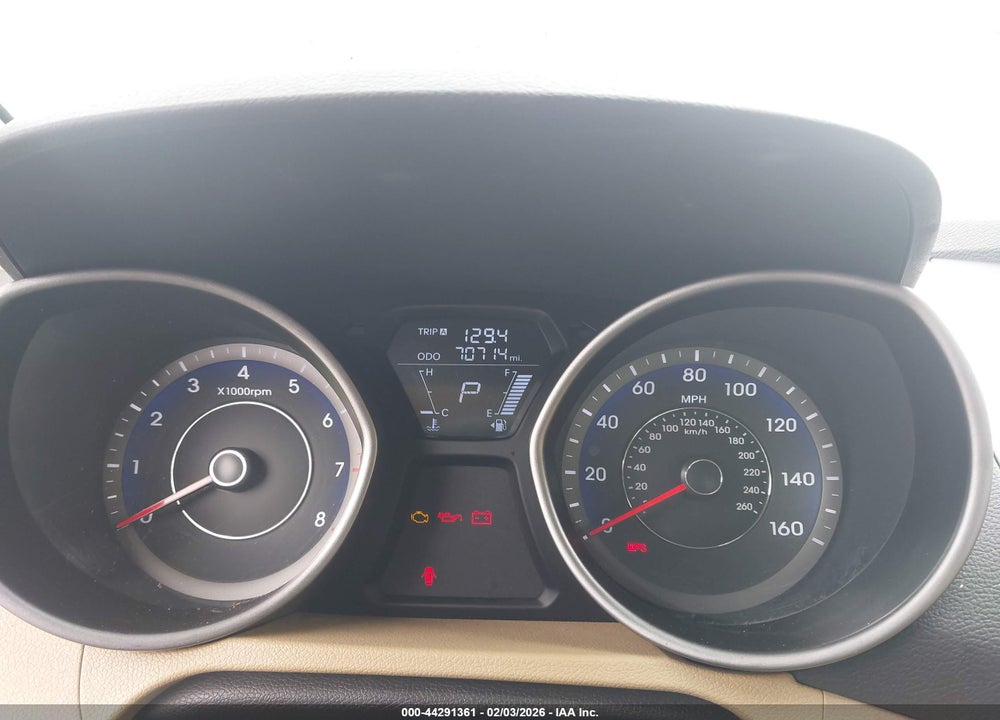 2013 HYUNDAI ELANTRA LIMITED VIN: KMHDH4AE0DU864827