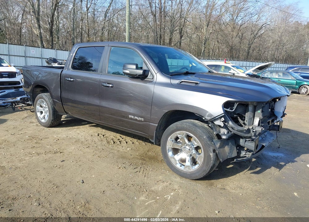 2019 RAM 1500 BIG HORN/LONE STAR  4X4 5'7 BOX VIN: 1C6RRFFG9KN646171