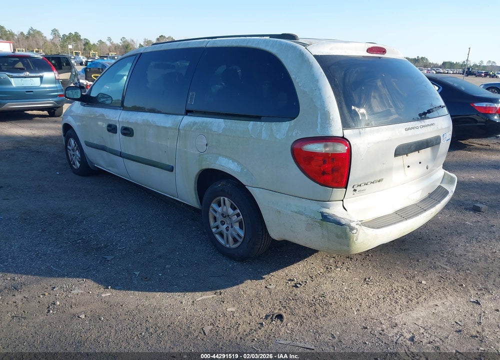 2006 DODGE GRAND CARAVAN SE VIN: 1D4GP24R96B554958