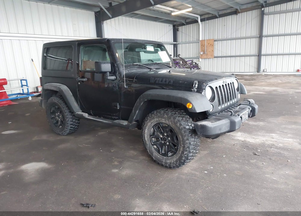 2016 JEEP WRANGLER WILLYS WHEELER VIN: 1C4AJWAG0GL132202