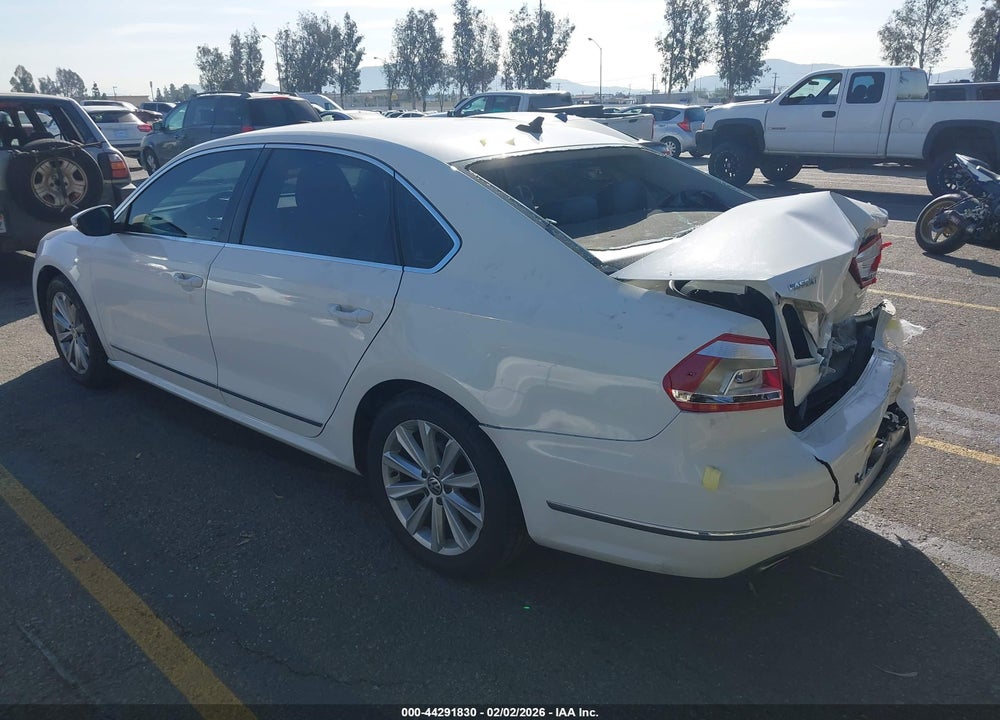 2012 VOLKSWAGEN PASSAT 2.5L SEL PREMIUM VIN: 1VWCP7A30CC092222