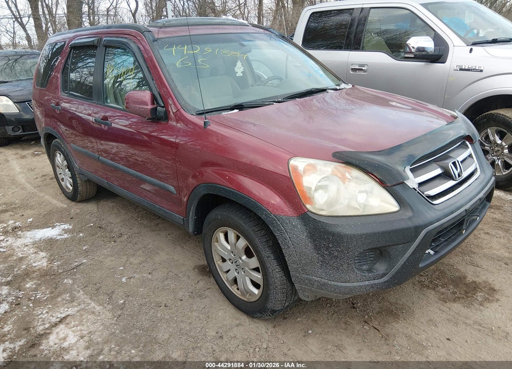 2006 HONDA CR-V EX VIN: SHSRD788X6U415599