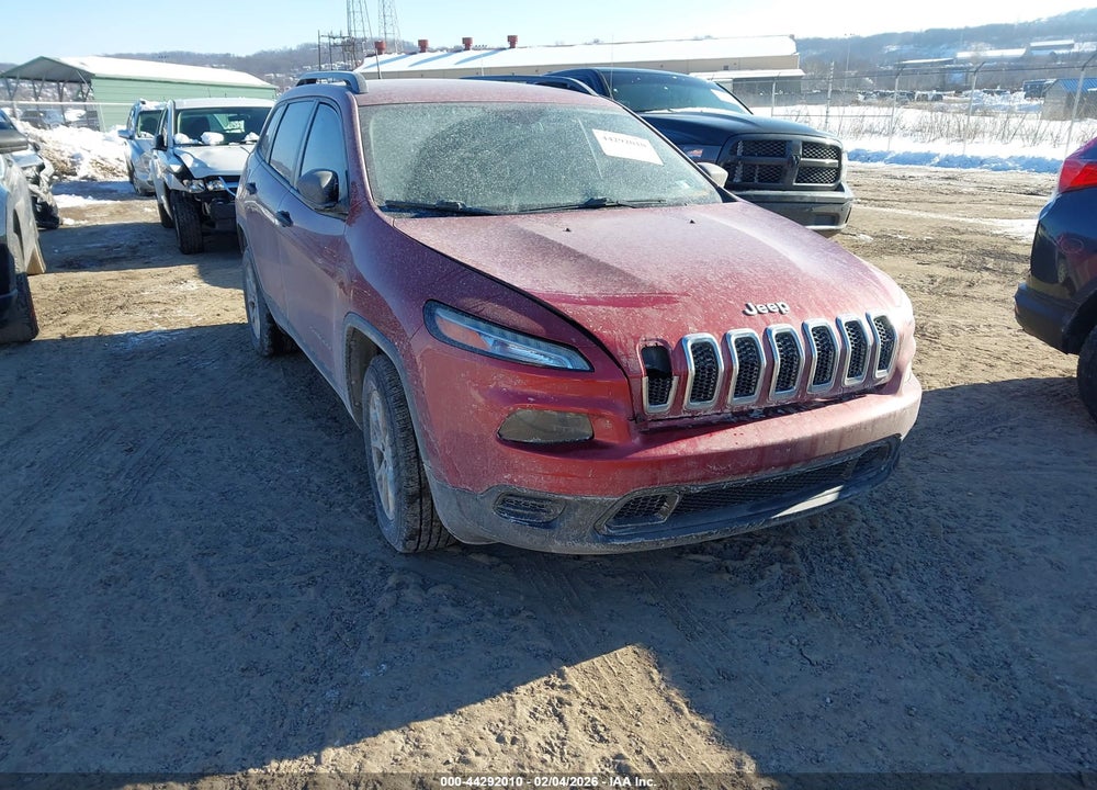 2016 JEEP CHEROKEE SPORT VIN: 1C4PJMAB8GW111809