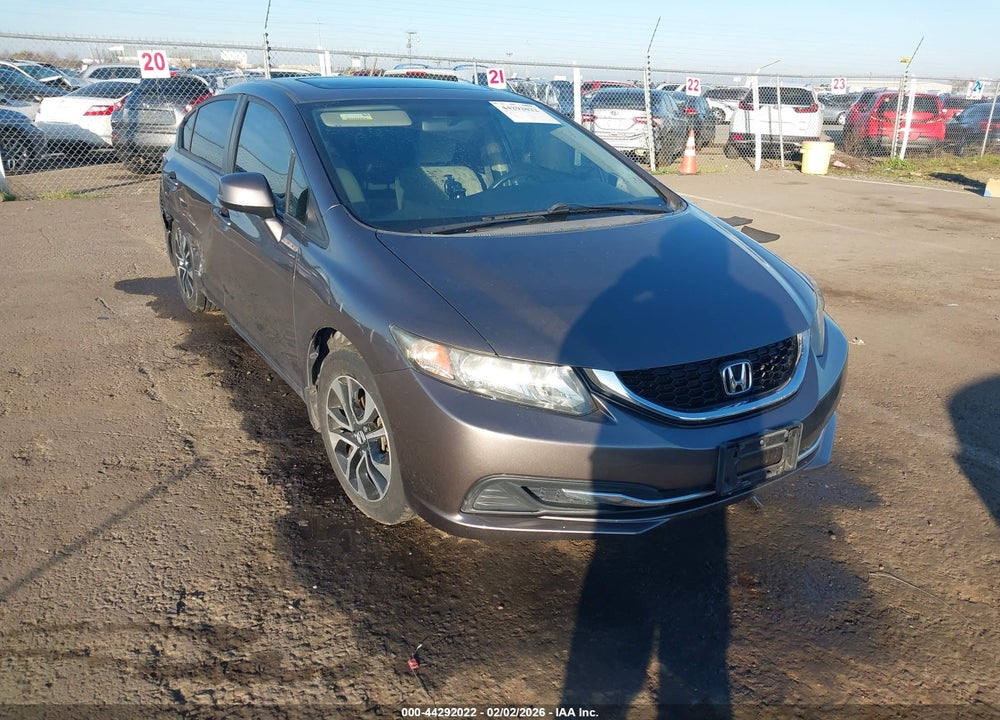 2013 HONDA CIVIC EX VIN: 19XFB2F87DE256100