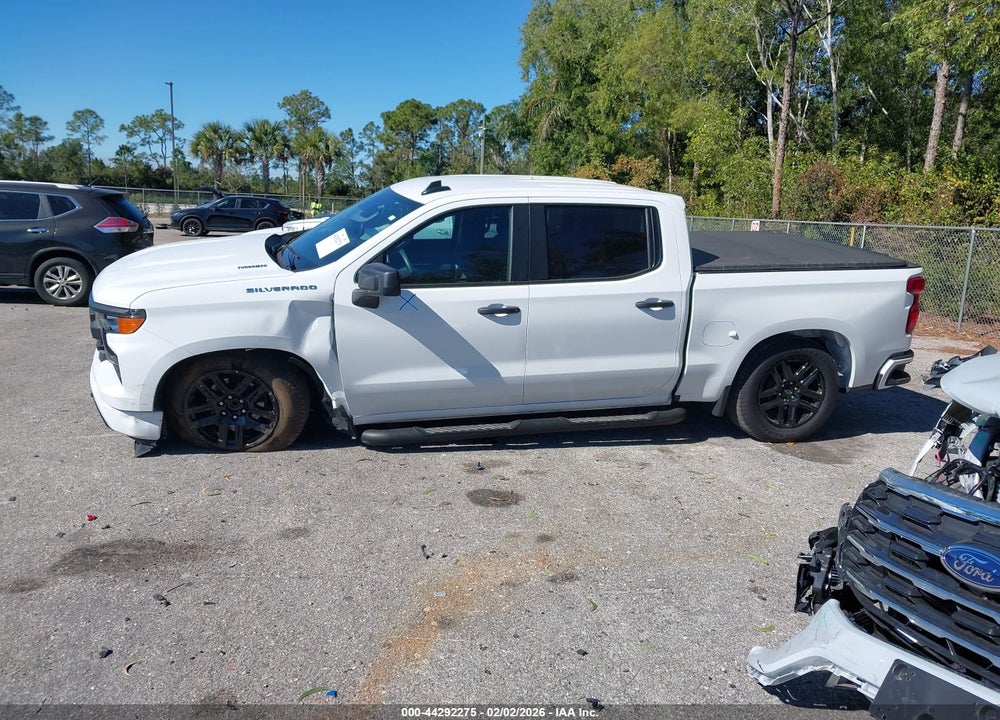 2025 CHEVROLET SILVERADO 1500 2WD  SHORT BED CUSTOM VIN: 1GCPABEK2SZ318721