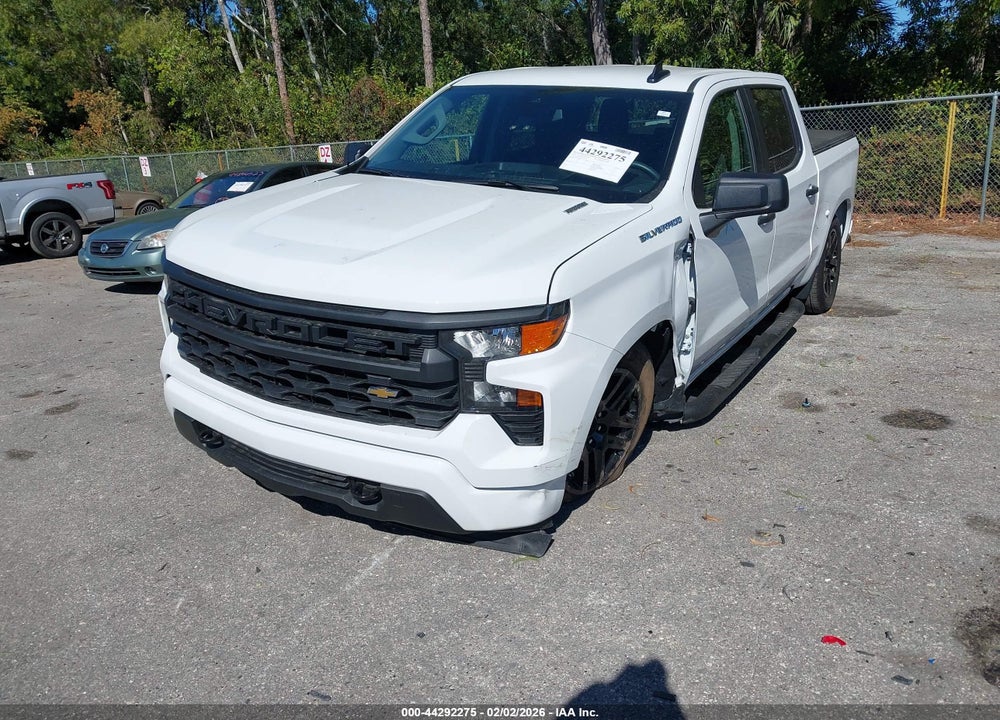 2025 CHEVROLET SILVERADO 1500 2WD  SHORT BED CUSTOM VIN: 1GCPABEK2SZ318721