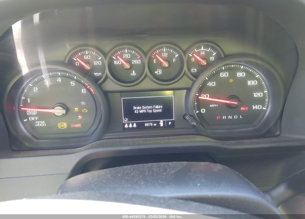 2025 CHEVROLET SILVERADO 1500 2WD  SHORT BED CUSTOM VIN: 1GCPABEK2SZ318721