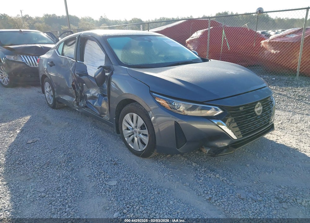 2025 NISSAN SENTRA S VIN: 3N1AB8BV2SY282496